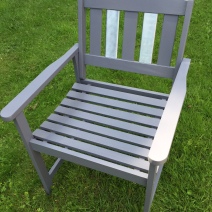 Zinc garden chair